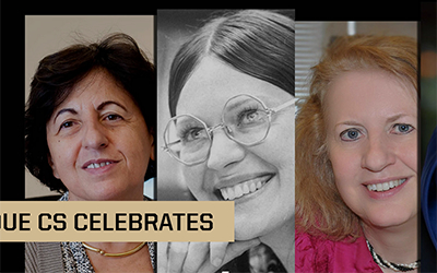 Preview of Purdue Computer Science Women's History Month homepage